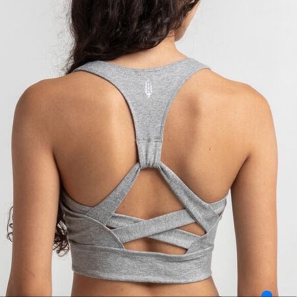 Free People Other - Free People Movement Light Synergy Crop Sports Bra Gray Size Small NEW